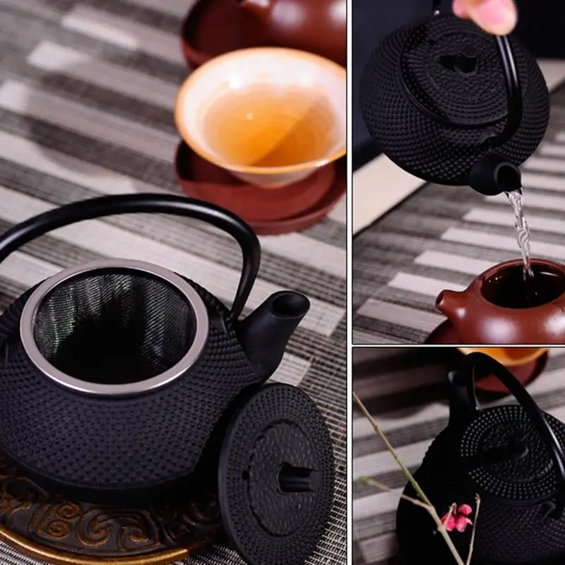 

Hot Sale 50ml Japanese Style Cast Iron Kettle Teapot Comes + Strainer Tea Pot