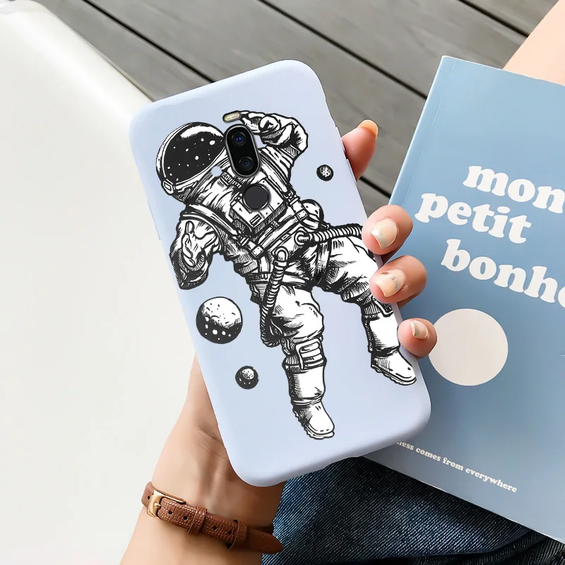 Cases For Meizu Astronaut TPU Soft Shell For Meizu X8 Case Personality Tide Shell For MEIZU X8 Case Silicone Edging Matte Phone For MEIZU meizu phone case with stones Cases For Meizu