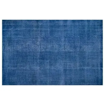 

Handmade Blue Vintage Overdyed Turkish Area Rug 192x297 Cm-6'4''X9'9''