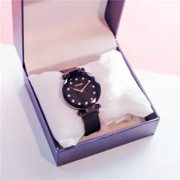 

Fashion Luxury Brand Watch Women Ladies Watch Waterproof Flash Star Montre Diamond Geometric Surface Casual Quartz Watch