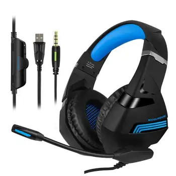 

A2 Stereo Lighting Headphone Line Control USB 3.5mm Wired Gaming Headset with Microphone for PS4 Computer PC