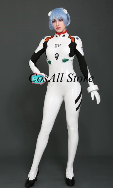 EVA Ayanami Rei белый комбинезон косплей костюм азартный костюм костюмы на Хэллоуин для женщин