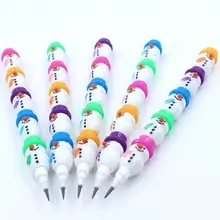 OOTDTY 5 шт. сборные Мультяшные карандаши в форме снеговика детские подарки школьные Канцтовары W91A