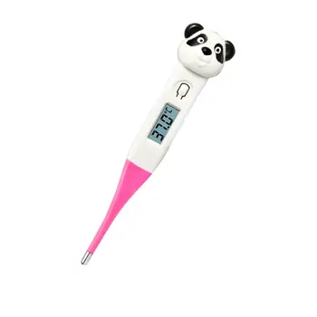 

Cartoon soft head electronic thermometer Large screen display bend the soft head at will Previous memory function 1 pcs