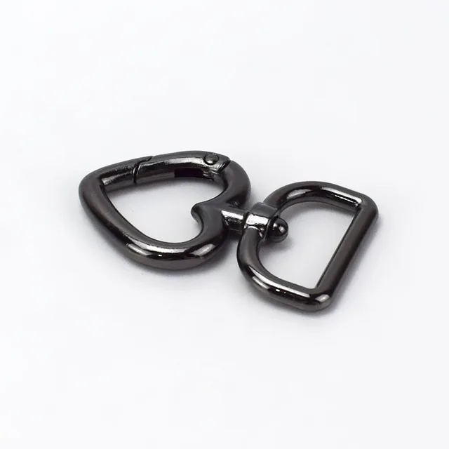 gun 2 Meetee 4/10 шт. металлическими пряжками брелоки на весну с застёжкой "Лобстер" поворотные карабины для ремня сумки цепи аппаратный аксессуар - Цвет: gun 2