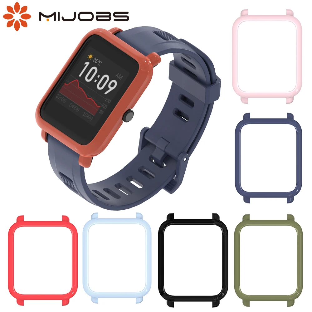Защитный чехол для Xiaomi Huami Amazfit Bip S пластиковый защитный браслета с рамкой из ТПУ