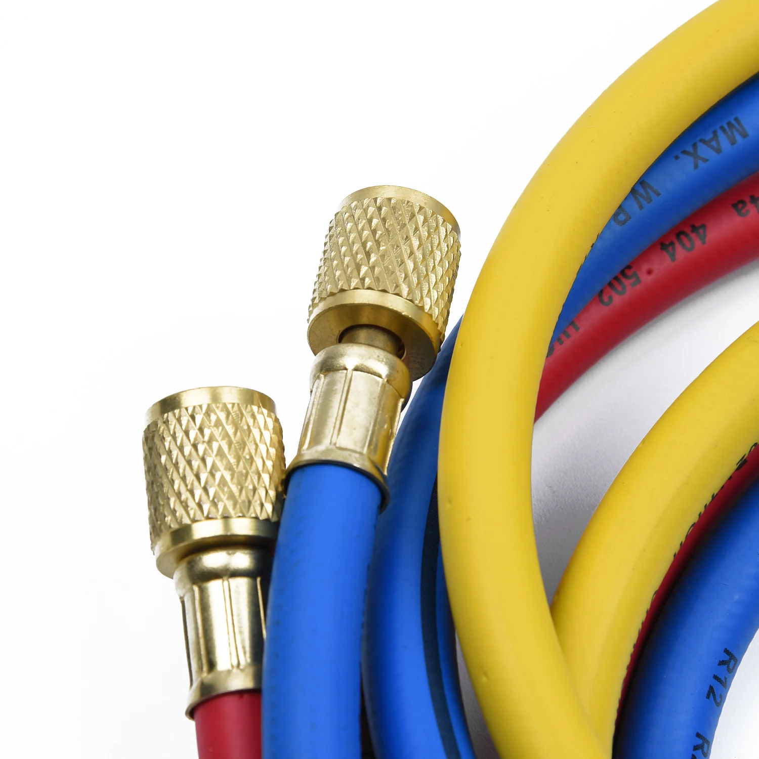 

Charging Hoses A/C Refrigerant 60HVAC 1/4 SAE 600 PSI R410a R134a High Pressure