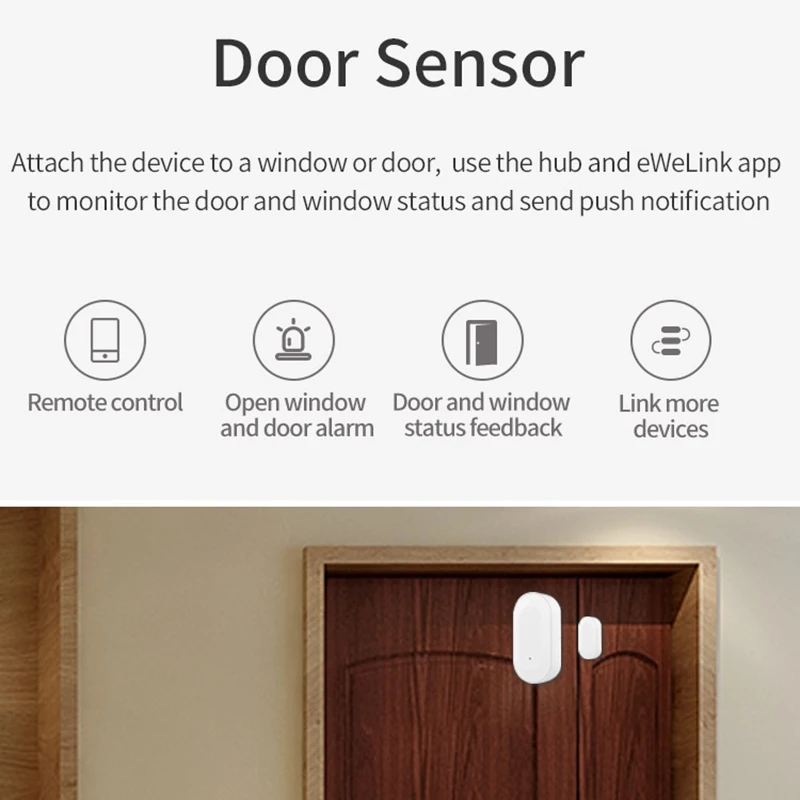 EWelink Zigbee концентратор умный дом PIR датчик двери датчик температуры и влажности Датчик домашней автоматизации сцена охранной сигнализации комплект