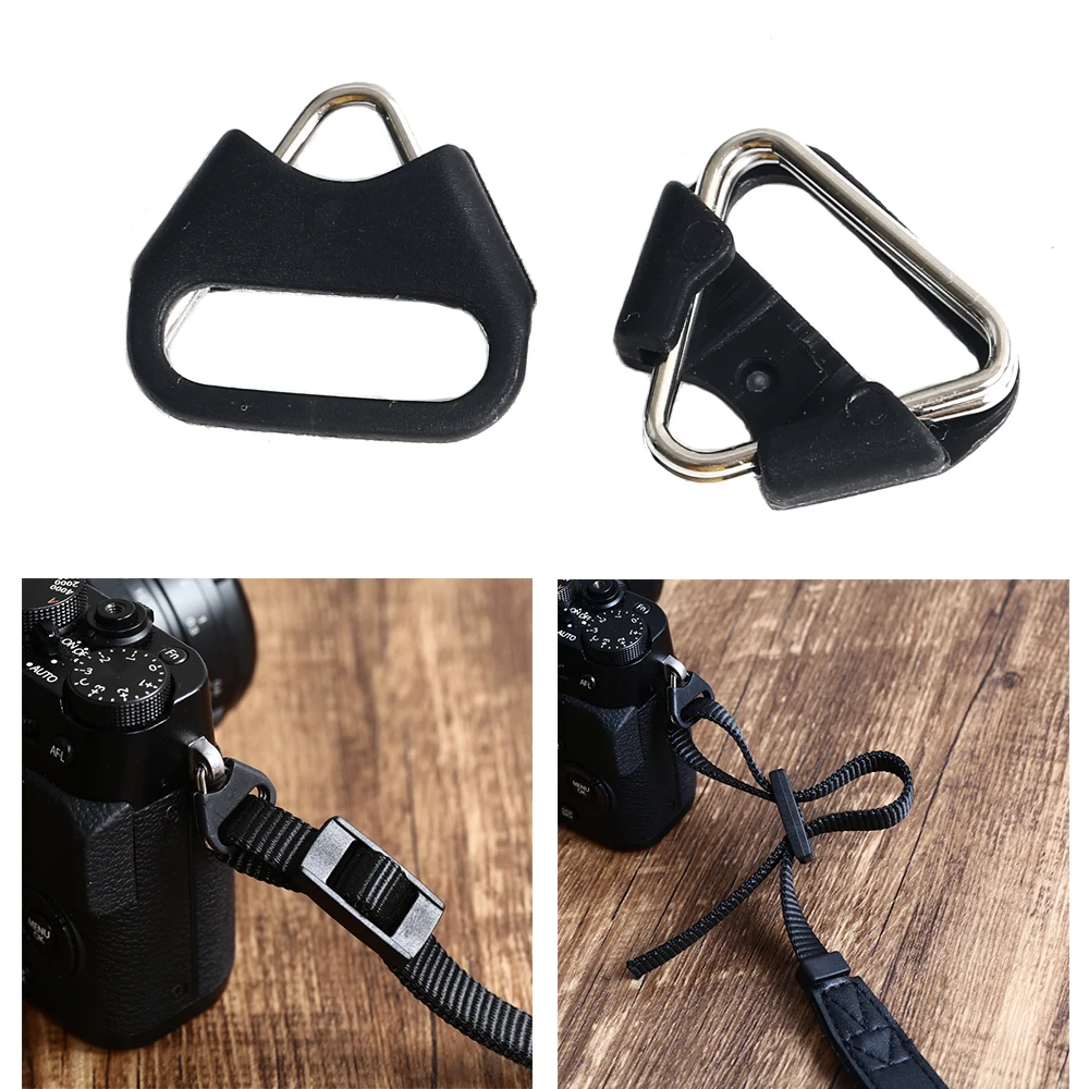 Anéis de Divisão de Metal Peças de Reposição Triângulo Câmera Digital Strap Gancho Cinta Anéis Fuji Sony Nikon 10 Pçs - Set - Image 6