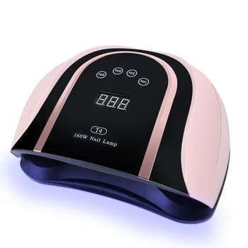 

T4 Manicure Machine 160W Ledlamp High-power Multi-speed Timing Uv Led Lamp For Drying Nail Polish Gel 54 Lamp Beads Quick-drying