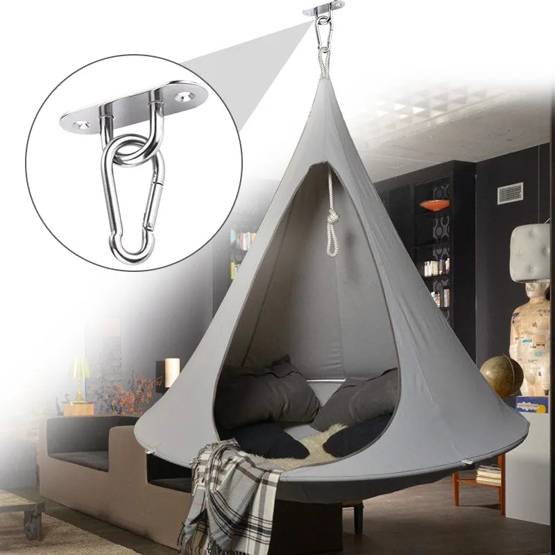 

Swivel Hook for Hammock Chairs Swing Sandbags Hanging Hardware Stainless Steel Kit Accessories