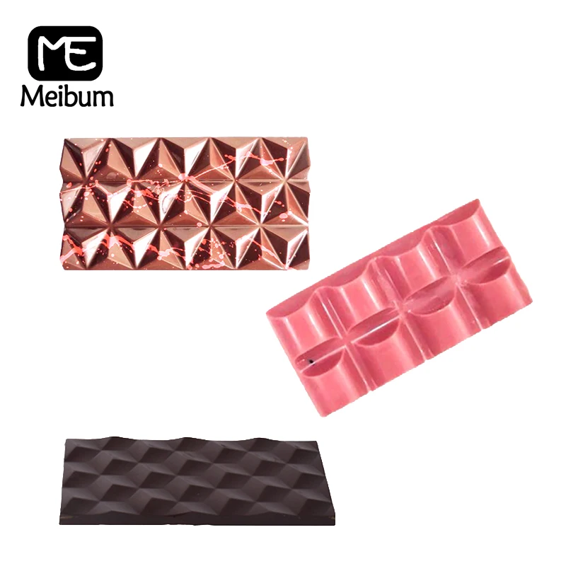 Meibum Lump Chocolate PC Mold Polycarbonate Candy Moulds Confectionery Decoration Tray Pastry Baking Form Choco Dessert Tools | Дом и сад