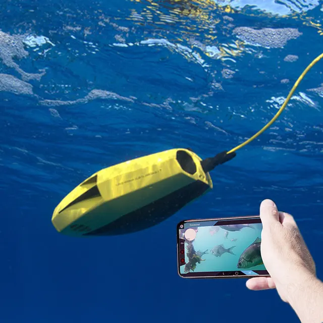 Visual Underwater Drone Mini RC Model Submarines HD Photo Camera Remote Control Ship Robot to Detect Fish High-Tech Toy 1
