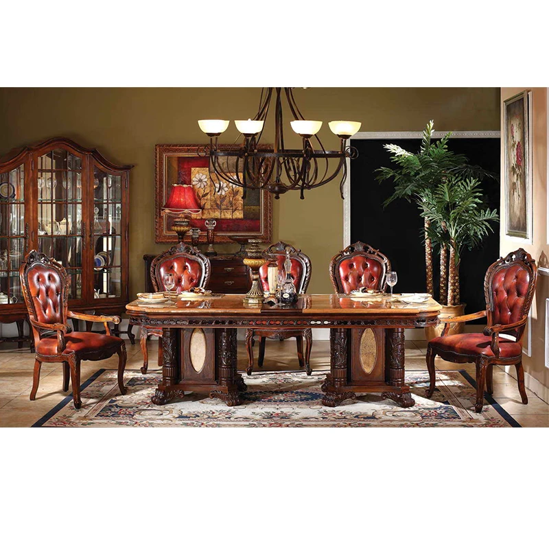 Antique Furniture Sets Dining Table And Chairs For Dining Room Sets Mesa De Comedor Y Sillas Para Juegos De Comedor Gh165 Dining Tables Aliexpress