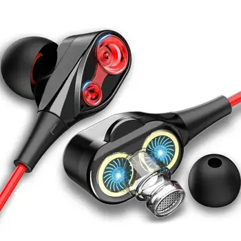

Moving Coil Iron Universal 3.5mm Universal In-Ear Wired Earphone HiFi Stereo Music Earpiece Comfortable To Wear