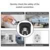 BSIDE AST01 Electric Socket Tester EU US UK AU Plug RCD GFCI Test  Outlet Ground Zero Line Plug Polarity Phase Wall Check 3