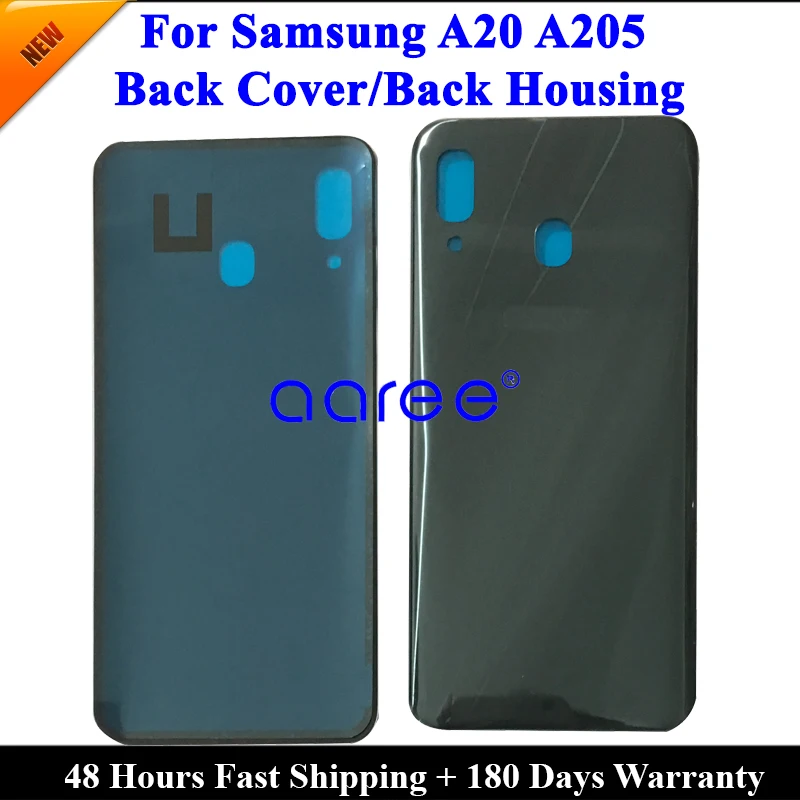 Заднее стекло для samsung A10 задняя крышка Корпус для samsung A20 задняя крышка корпуса Дверь с клеем для A30 крышка батареи