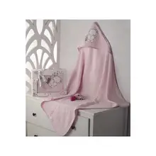 Полотенце-конверт KARNA, BAMBINO-SLON, 90*90 см, розовый
