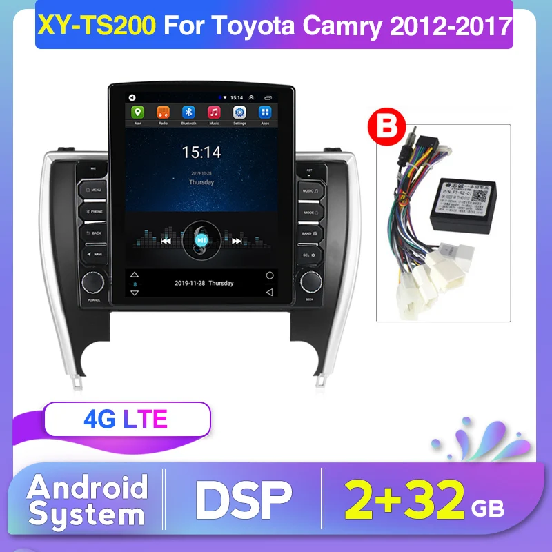 Автомагнитола на Android для Toyota Camry версия США V55 2012 2013 2014 2017 автомобильные