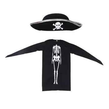 

1 Set Halloween Skeleton Classic Role Play Clothes for Halloween
