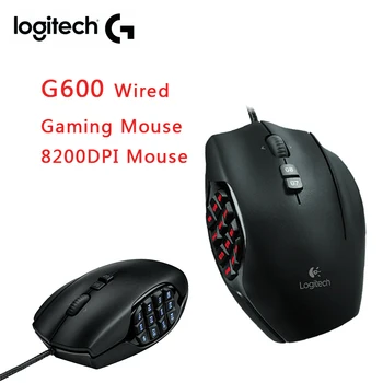 

original Logitech G600 gaming mouse laptop gaming mouse 8200DPI Opticali legitimate 17 programmable button mouse