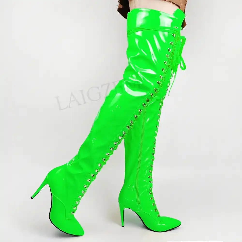 wide calf thigh high boots