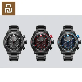 

Youpin TwentySeventeen Optical Kinetic Energy Watch EasyTo Convert Visible Light Full Metal body Multi-Function Chronograph Dial