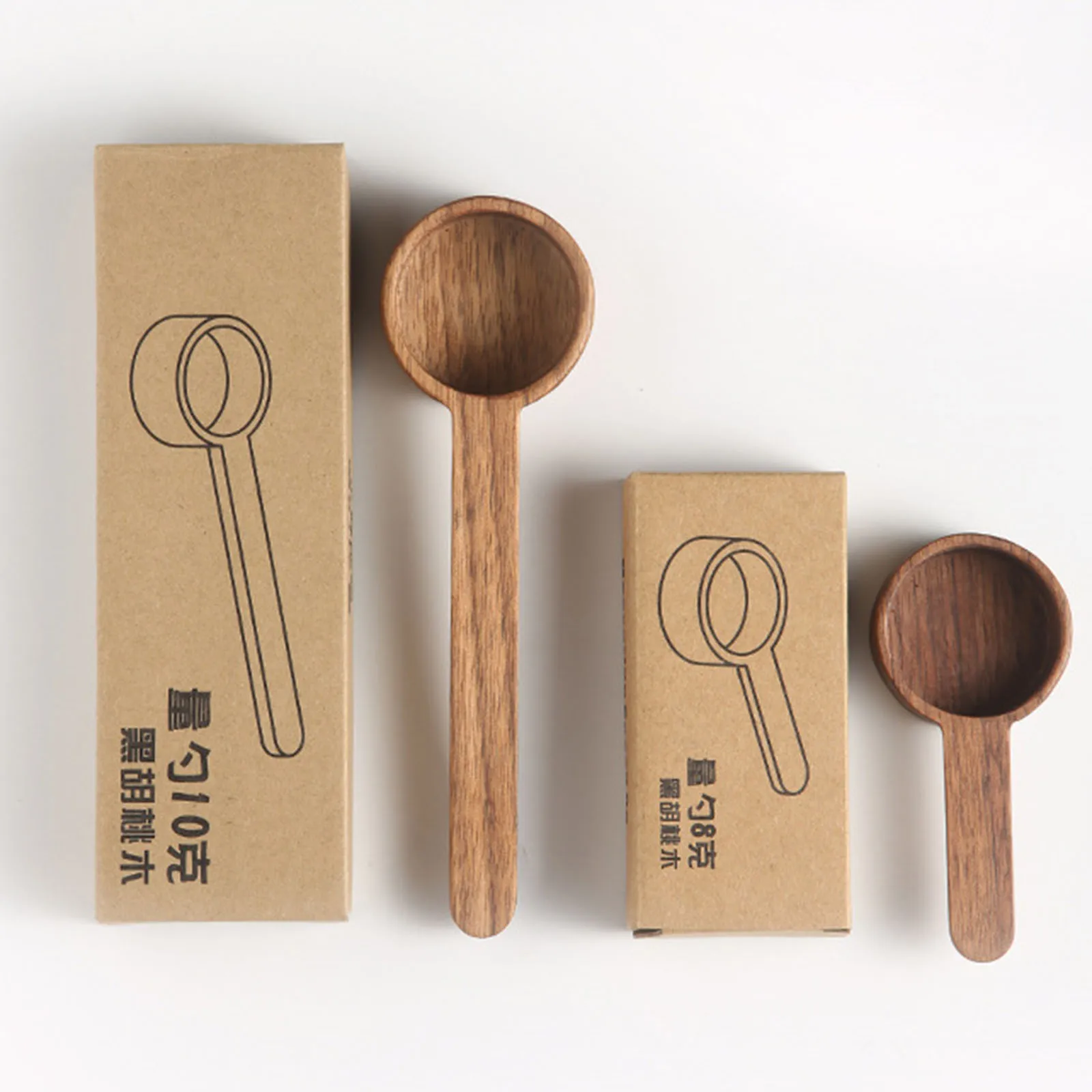 Wooden Coffee Spoon Measuring Spoons Eco-friendly Household Tool for beans Oats Oatmeal Dried fruits | Дом и сад
