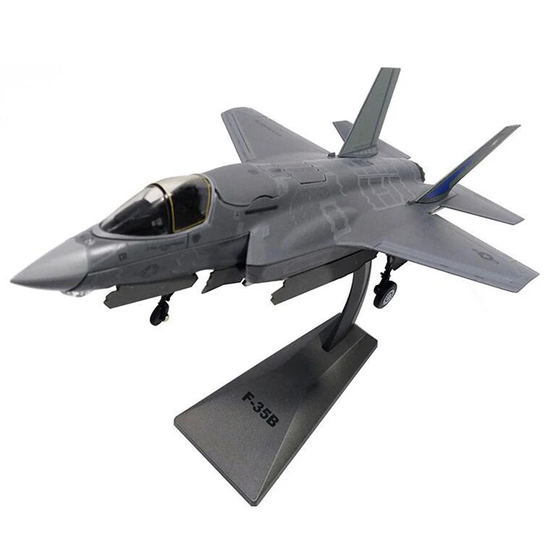 1/72 масштаб сплав самолета F-35 ВВС США F35A F35B F35C Lightning II Объединенный истребитель-бомбардировщик детские игрушки подарок для детей