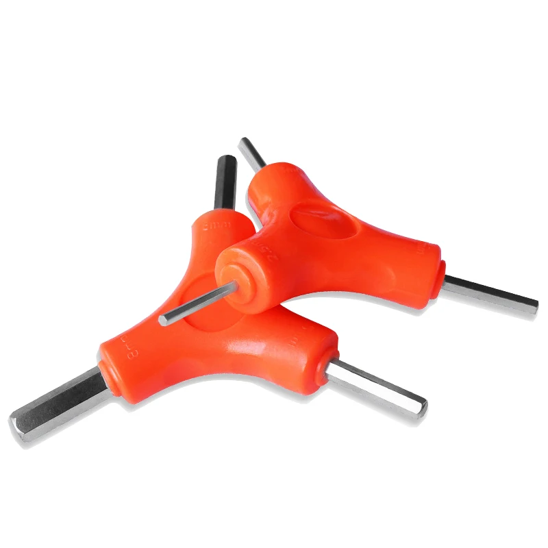 

Bicycle Repair Tools Y Type Hexagon Wrench Comfortable Grip Bike Wrench Anti-slip and Wear-resistant Cycling Tool Set