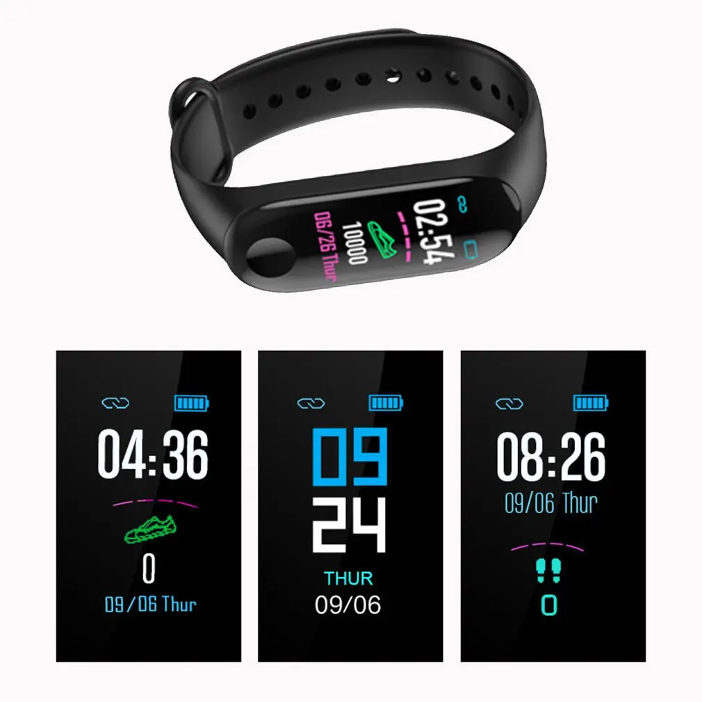 M3 Band Smart Braelet Монитор артериального давления фитнес трекер для измерения