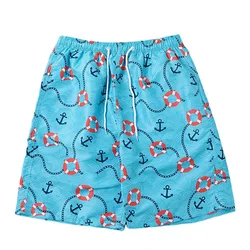 Short de plage ample pour hommes, vêtement d'été décontracté, séchage rapide, avec poches, pantalon mince, Bermuda 