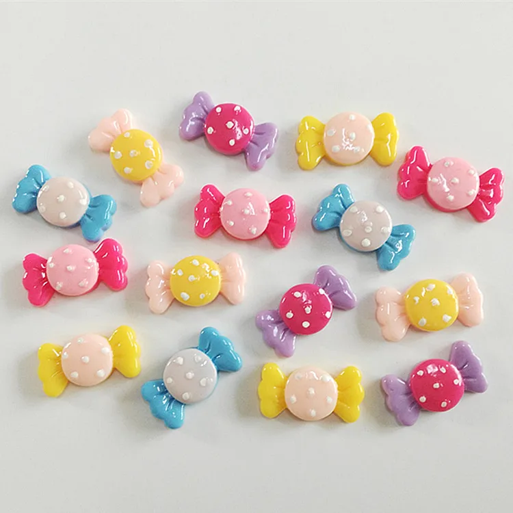 

1/10pcs Cute 6 Colors Candy Charms for Slime Filler DIY Ornament Phone Decoration Resin Charms Lizun Clay Slime Supplies Toys