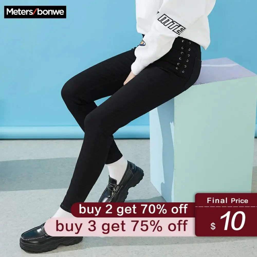 

Metersbonwe Slim Jeans For Women Sexy Jeans Woman Basic Denim Pencil Pants High Quality Stretch Waist Women Jeans