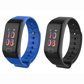 

Waterproof Sports Smart Bracelet F1 Plus Smart Clock Band Blood Pressure Color Screen Heart Rate Monitor Smart Wristband Watch