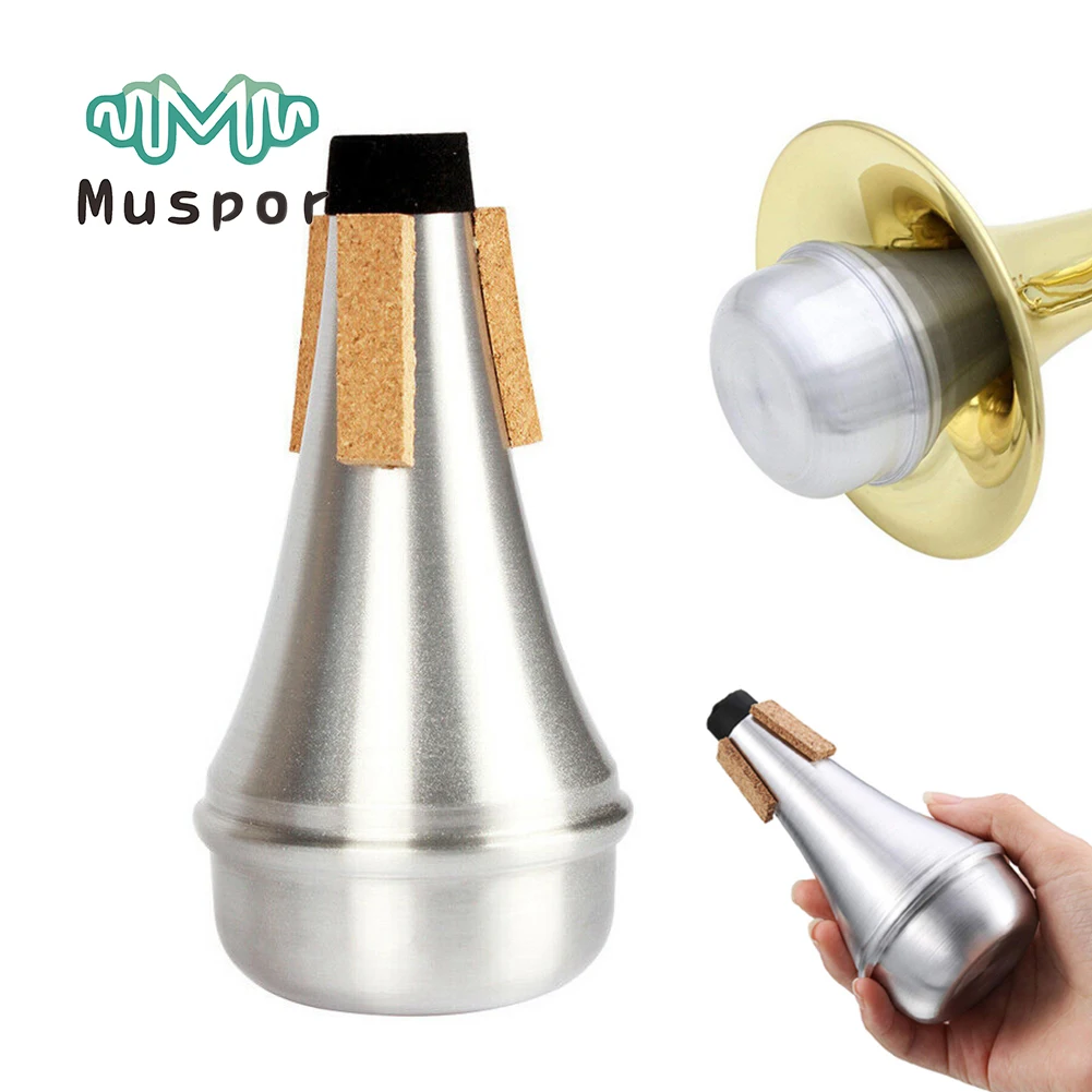 

Lightweight Aluminum Liberty Straight Trumpet Straight Mute Silencer for Jazz Brass Instrument