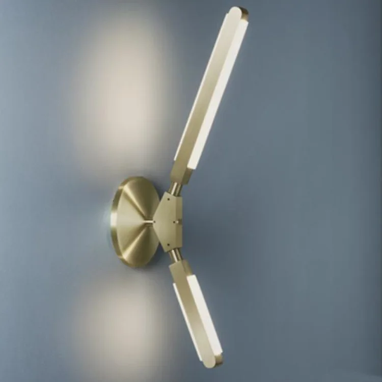 Led bedside lamp post-modern Nordic wall lamp villa hotel room art project American wall lamp wholesale