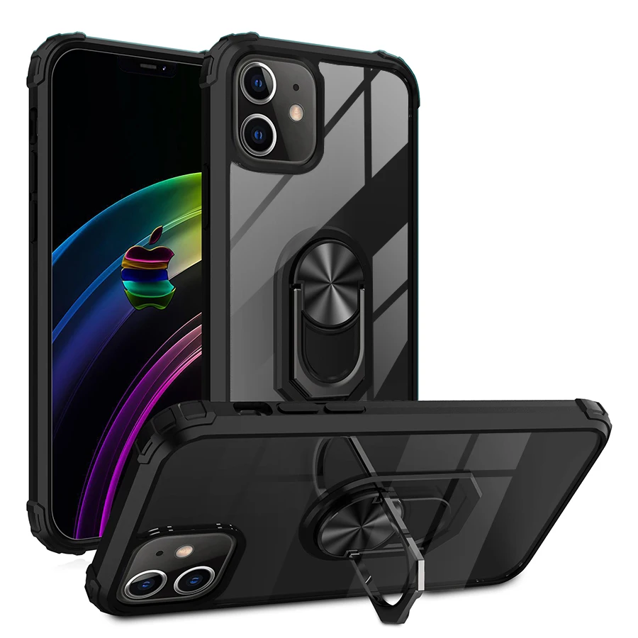 Чехол для Телефона iPhone 12 Mini 11 Pro XR XS Max X 6 6S 7 8 Plus Силиконовый противоударный с