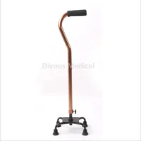 Old man go sightseeing crutches disabled cane 1