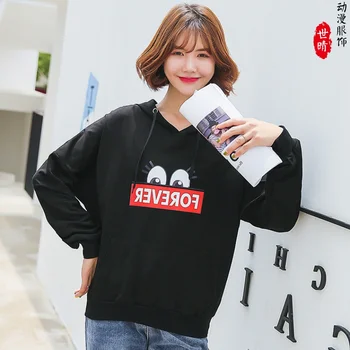 

Cotton 2019 new autumn hooded long sleeve printed pullover vests for women harajuku hoodies hoodie harajuku backwoods winter