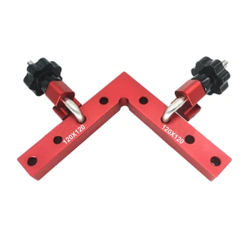 

Right Angle Clamp Home L Type 90 Degree Positioning Aluminum Alloy Non Slip Cabinets Drawers Welding Woodworking Carpenter Tool