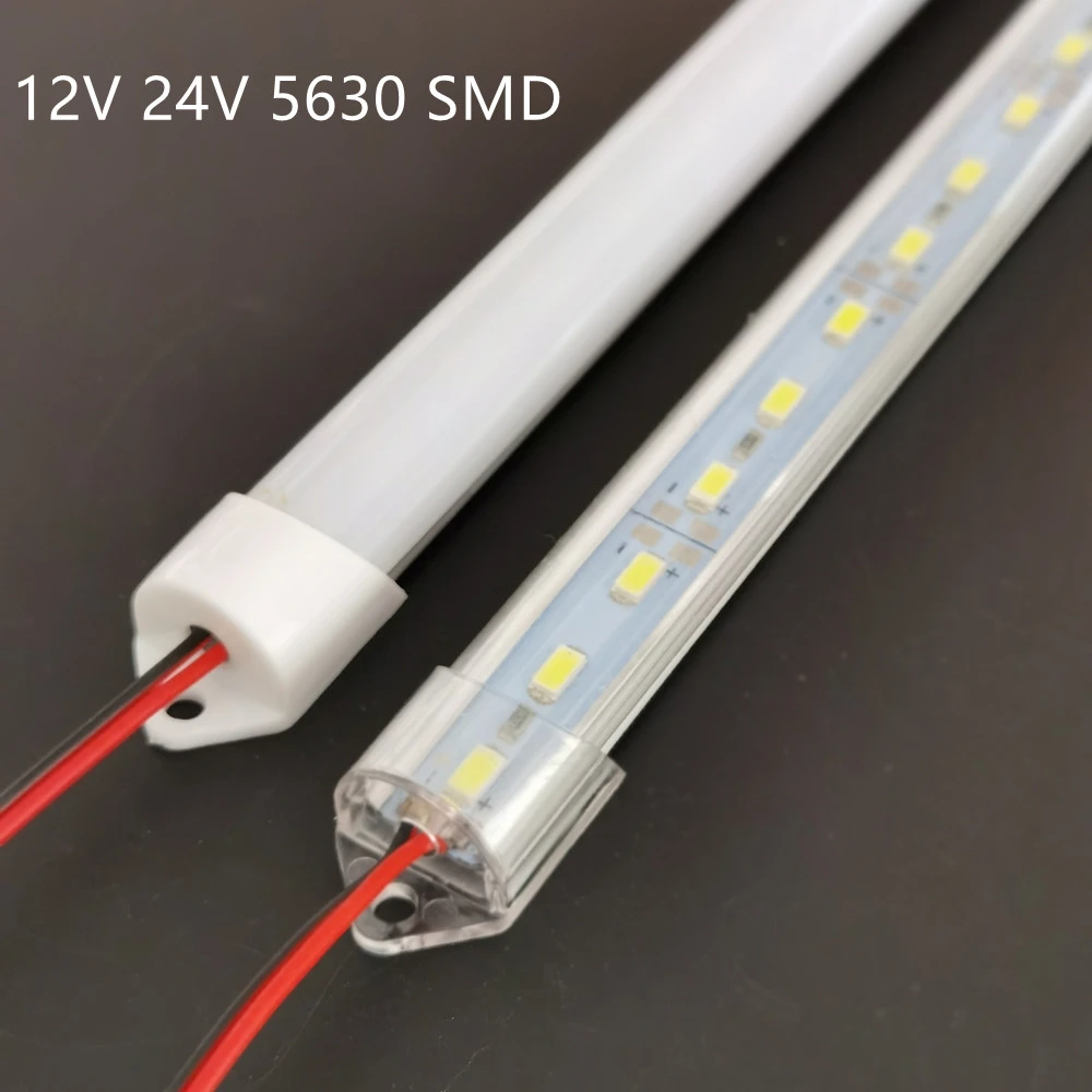 Tira de luces LED de 12V/24V, barra de tubo rígido duro de 330x15mm, lámpara IP65, resistente al agua, 5730 para manualidades|Bombillas y tubos LED| - AliExpress