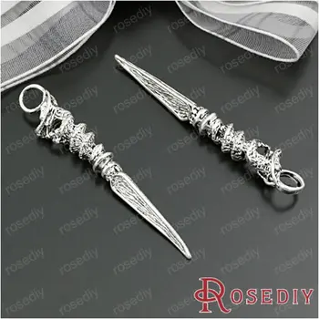 

Wholesale 51*8mm Antique Silver color Phurpa Vajrakila Dagger Vajra Pestle Zinc Alloy Charms Diy Jewelry Findings 20 pcs(JM6854)