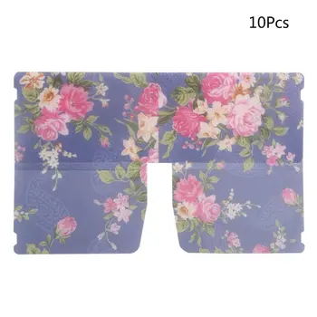

10Pcs Clips Disposable Face Mask Storage Case Container Foldable Mask Holder For Halloween Christmas