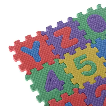 

36Pcs Mini Size Puzzle Numeral Alphabet A-Z Letters Foam Mat Kid Educational Toy N1HB