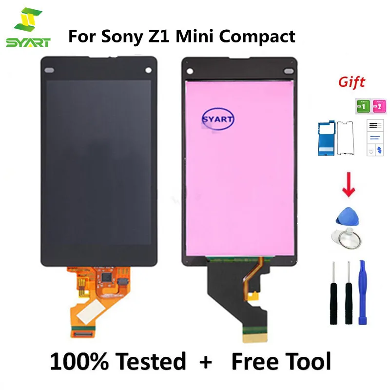 

For Sony Xperia Z1 Mini Compact D5503 M51W LCD Screen Display Touch Screen Digitizer Assembly Complete Black Color