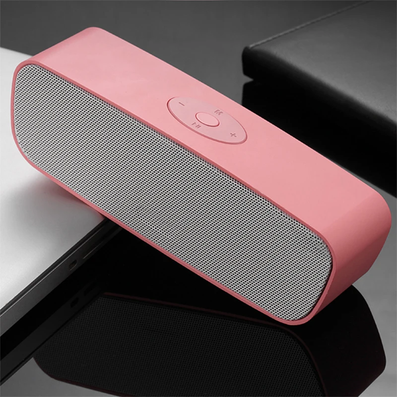 Новинка Bluetooth 5,0 динамик шумоподавление беспроводной HIFI Surpport TF карта U диск FM радио сабвуфер с микрофоном