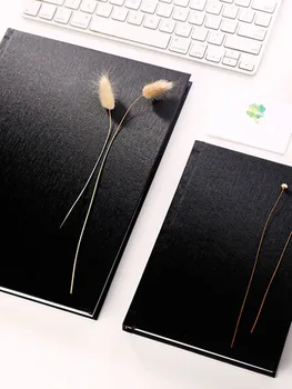 

Sketchbook Notebook For Drawing Painting Graffiti Soft Cover Black Paper Sketch Diary Book Memo Pad Office School