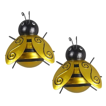 

Wall Art Bee Sculpture Insect Bugs Wall Hanging Ornaments For Indoor Outdoor
