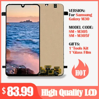 

Super Amoled LCD Display For Samsung Galaxy M30 M305F Replacement LCD Display With Touch Screen Digitizer Assembly Repair Parts